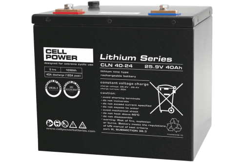 Cellpower Cyclische Lithium accu 24V - 40Ah