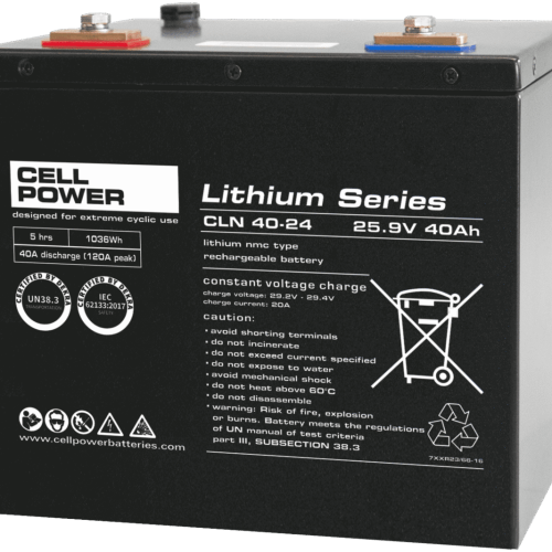 Cellpower Cyclische Lithium accu 24V - 40Ah