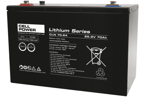 Cellpower Cyclische Lithium accu 24V - 70Ah