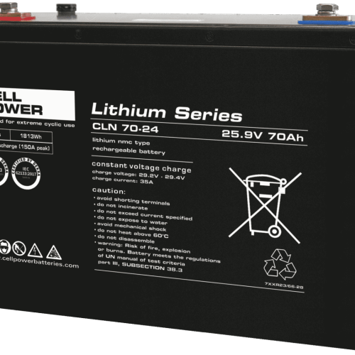 Cellpower Cyclische Lithium accu 24V - 70Ah