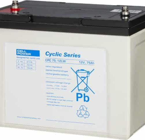 Cellpower Cyclische loodaccu 12V - 75Ah