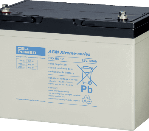 Cellpower Extreem Cyclische accu 12V - 60Ah